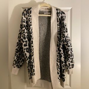 LOFT Leopard Cardigan
